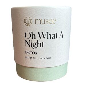 Anthropologie Musee 'Oh What a Night" Detox Bath Balm 8 oz Bath Bomb NEW